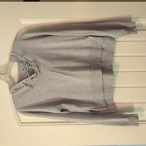 So Lounge Life Cropped Hooded Sweatshirt